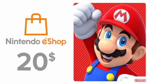 Nintendo eShop Card 20$