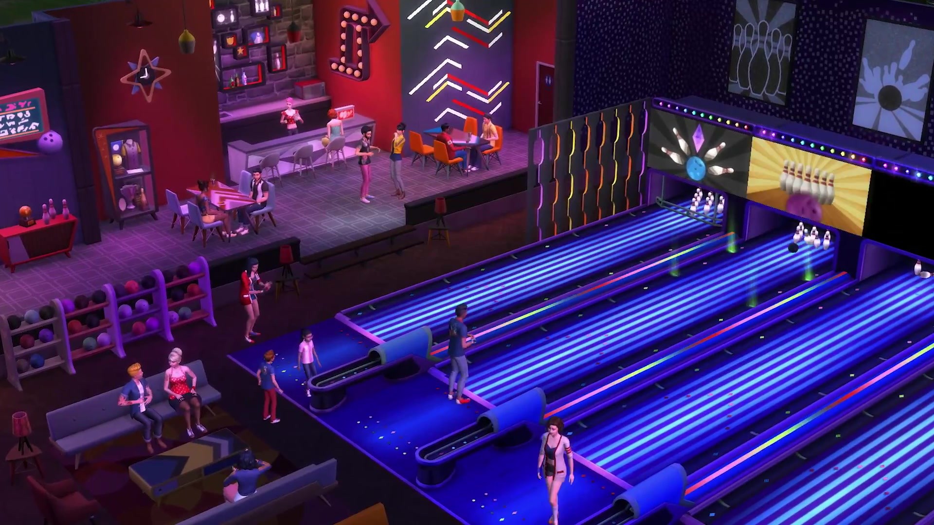 The Sims 4 Вечер боулинга — Каталог